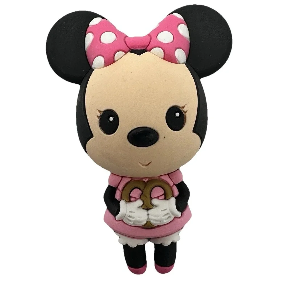 Disney Minnie Mouse Magnet Pink Bow Mickey & Friends Monogram New